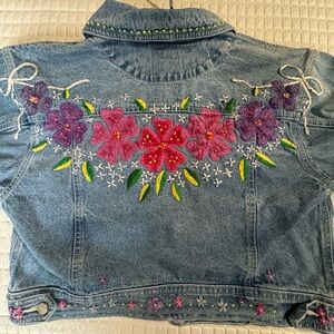Vintage Gap Embellished Denim Jacket